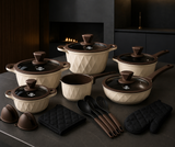 Kit Mônaco Completo 100% Cerâmica Premium – 21 Peças + Faqueiro de Brinde