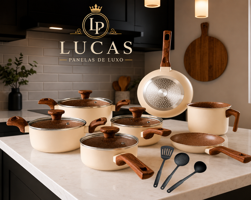 Kit Panelas em Ceramica 10 pecas